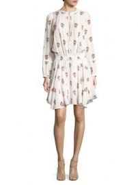 A L C  - Dasha Printed Silk Dress at Saks Fifth Avenue